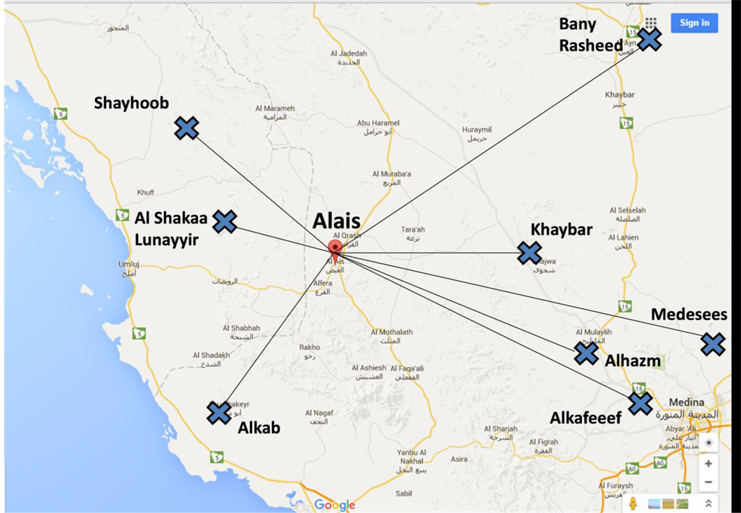 disaster area,area disaster management approach: the case of al-ais, medina area in