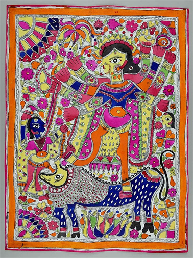 National award-winning Madhubani art exponent Shanti Devi