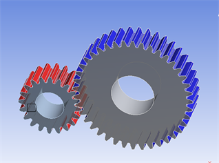 The Contact and Transient Dynamic Analysis of Gear Meshing with ANSYS