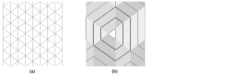 Discrete Differential Geometry Of Triangles And Escher Style Trick Art