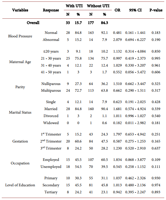 View of BACTERIA ASSOCIATED WITH URINARY TRACT INFECTION IN PREGNANT WOMEN  WITH OVERVIEW OF THEIR ANTIBIOTIC SUSCEPTIBILITY TESTS