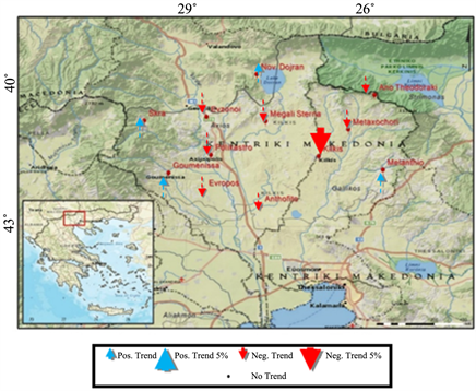 Site and Regional Trend Analysis of Precipitation in Central Macedonia ...