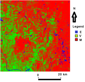 Modeling And Characterization Of Vegetation Aquatic And Mineral Surfaces Using The Theory Of Plausible And Paradoxical Reasoning From Satellite Images Case Of The Toumodi Yamoussoukro Tiebissou Zone In V Baoule Cote D Ivoire