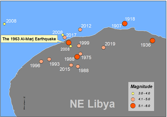 libya seismology earthquake bulletin